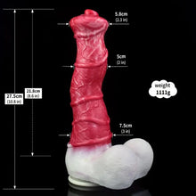 Load image into Gallery viewer, The Howling Dog Silicone Dildo.