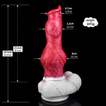 Load image into Gallery viewer, The Howling Dog Silicone Dildo.
