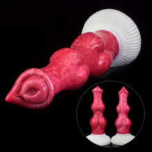 Load image into Gallery viewer, The Howling Dog Silicone Dildo.