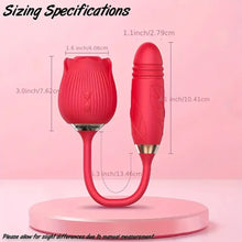 Load image into Gallery viewer, Wildest Dreams Rose Clitoral Stimulator Dildo.