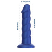 Load image into Gallery viewer, Unicorn Dildo 8in Blue. - Beautiful Stranger 2020