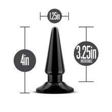 Load image into Gallery viewer, Anal Adventures Basic Vibrating Anal Pleaser w Remote - Black - Beautiful Stranger 2020
