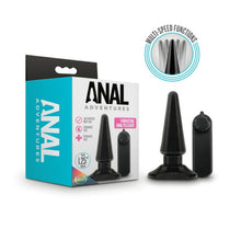 Load image into Gallery viewer, Anal Adventures Basic Vibrating Anal Pleaser w Remote - Black - Beautiful Stranger 2020
