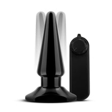 Load image into Gallery viewer, Anal Adventures Basic Vibrating Anal Pleaser w Remote - Black - Beautiful Stranger 2020