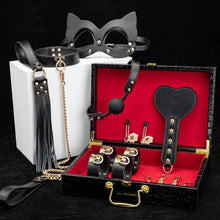 Load image into Gallery viewer, Black Wolf Leather Bondage Kit. - Beautiful Stranger 2020