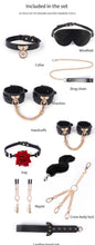 Load image into Gallery viewer, Black Wolf Luxury Bed Bondage Set. - Beautiful Stranger 2020