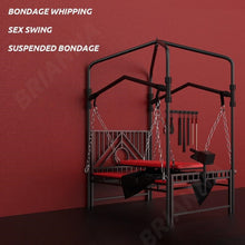 Load image into Gallery viewer, Black Iron Bondage Sex Bed. - Beautiful Stranger 2020