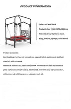 Load image into Gallery viewer, Black Iron Bondage Sex Bed. - Beautiful Stranger 2020