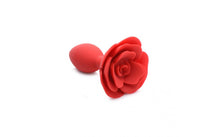 Load image into Gallery viewer, Booty Bloom Silicone Rose Plug Large Red. - Beautiful Stranger 2020