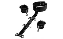 Load image into Gallery viewer, Bound Around Neck to Wrist Restraints - Black. - Beautiful Stranger 2020