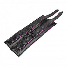 Load image into Gallery viewer, Bound To Please Ankle Cuffs Pink & Black. - Beautiful Stranger 2020