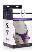 Load image into Gallery viewer, Comfort Ride Strap On Harness with Purple Dildo. - Beautiful Stranger 2020