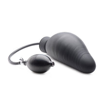 Load image into Gallery viewer, Dick Spand Inflatable Silicone Dildo Black. - Beautiful Stranger 2020