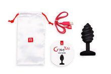 Load image into Gallery viewer, G-plug Twist Mystic Noir Anal Butt Plug - Black. - Beautiful Stranger 2020