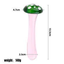Load image into Gallery viewer, Glass Spotted Mushroom Anal Butt Plug. - Beautiful Stranger 2020