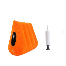 Load image into Gallery viewer, Orange Sex Ramp Pillow With Handles. - Beautiful Stranger 2020
