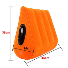 Load image into Gallery viewer, Orange Sex Ramp Pillow With Handles. - Beautiful Stranger 2020