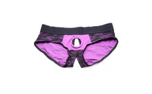 Load image into Gallery viewer, Lace Envy Panty Harness Purple L/XL. - Beautiful Stranger 2020