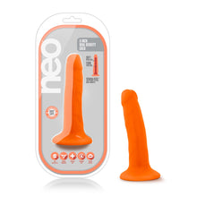 Load image into Gallery viewer, Neo Dual Density Cock Neon 6 Inch Orange. - Beautiful Stranger 2020