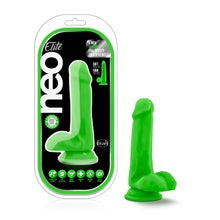 Load image into Gallery viewer, Neon Pink Elite Dual Density 6 inch Cock With Balls. - Beautiful Stranger 2020