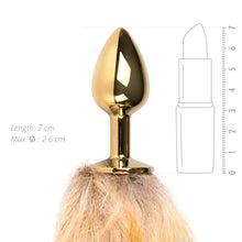 Load image into Gallery viewer, Fox Tail No. 1 - Gold Plug. - Beautiful Stranger 2020