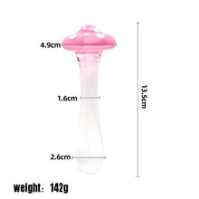 Load image into Gallery viewer, Glass Spotted Mushroom Anal Butt Plug. - Beautiful Stranger 2020