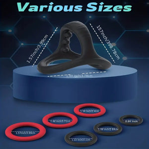7pc Silicone Cock Ring Set.