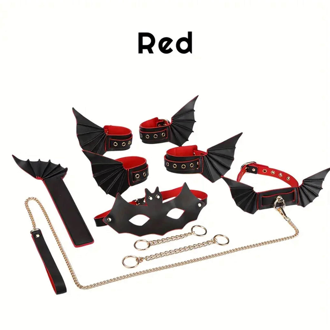 Vampire 6 Pcs Sex Bondage Kit.