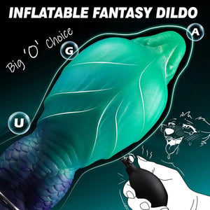 Alien Landing Inflatable Dildo.