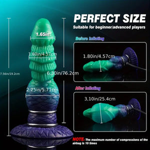 Alien Landing Inflatable Dildo.