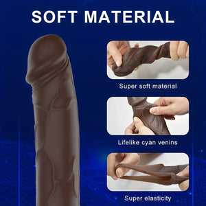 Big Chocolate 10 Vibration Modes Penis Sleeve