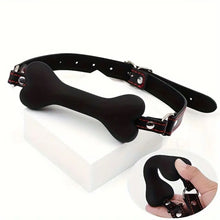 Load image into Gallery viewer, Bow Wow Silicone Dog Bone Gag.
