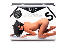 Load image into Gallery viewer, Cat Tail Anal Plug and Mask Set.
