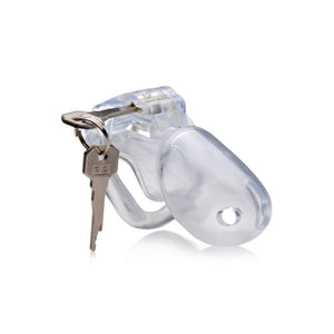 Clear Captor Chastity Cage Large.