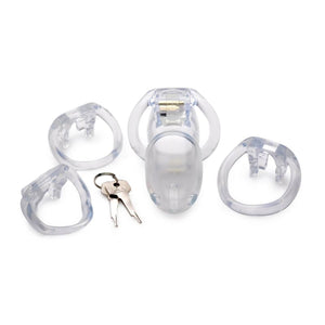 Clear Captor Chastity Cage Small.