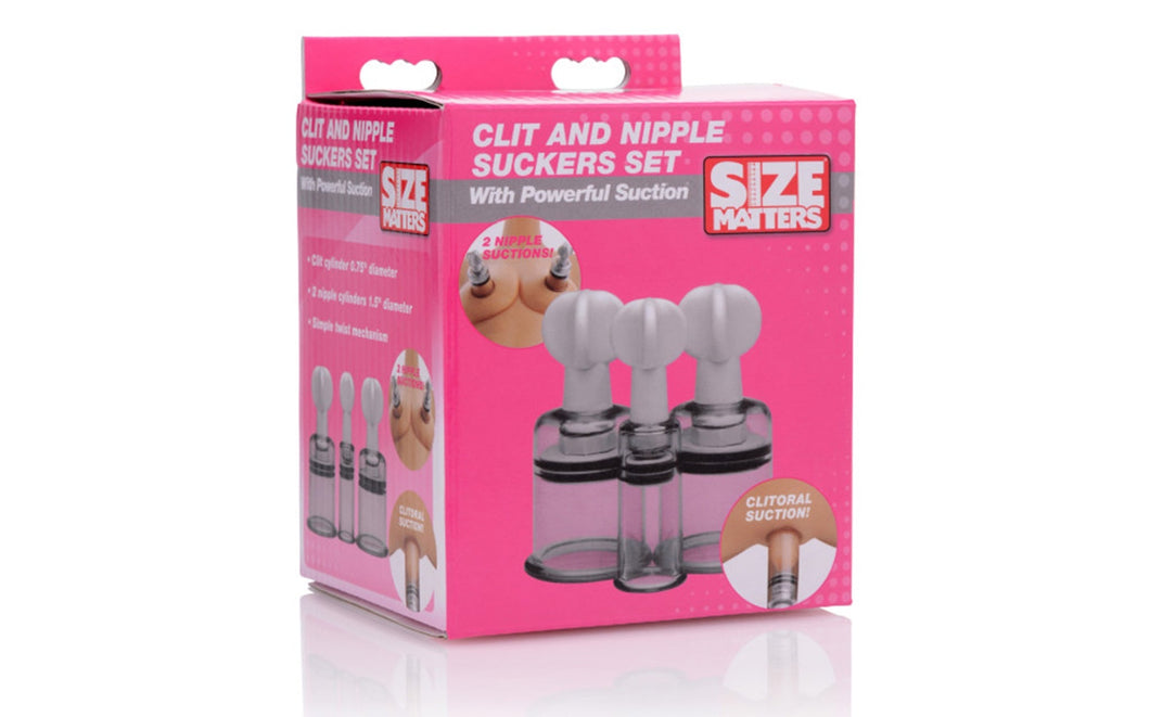 Clit And Nipple Suckers Set.