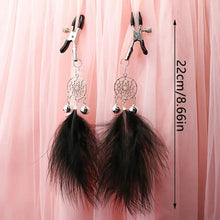 Load image into Gallery viewer, Dream Catcher Non-Piercing Nipple Clamps.
