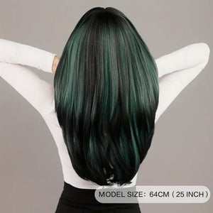 Emerald Dark Green Wig.