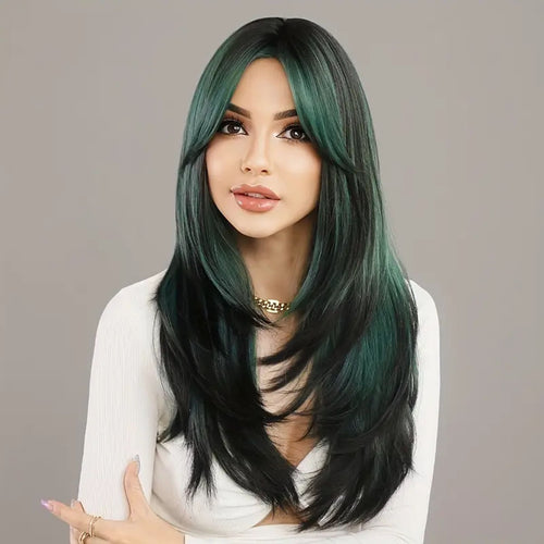 Emerald Dark Green Wig.