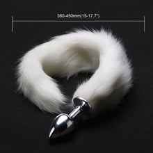 Load image into Gallery viewer, Fluffy Fox Tail Anal Plug.
