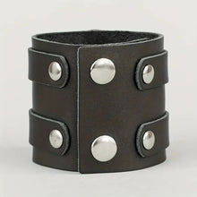 Load image into Gallery viewer, Gladiator Leather Bracelet Double Circle.
