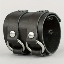 Load image into Gallery viewer, Gladiator Leather Bracelet Double Circle.
