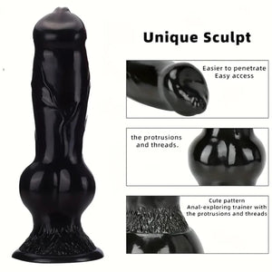 Huge Black Dog Penis Dildo.