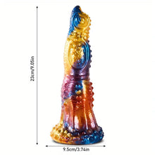 Load image into Gallery viewer, &quot;Infrared-Enabled&quot; 9-Inch Phoenix Dildo Vibrator.
