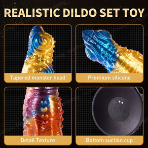 "Infrared-Enabled" 9-Inch Phoenix Dildo Vibrator.