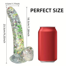 Load image into Gallery viewer, Jingle Bells Christmas Transparent Jelly Dildo.
