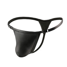 Load image into Gallery viewer, Men&#39;s Faux Leather T-Back Jock Strap
