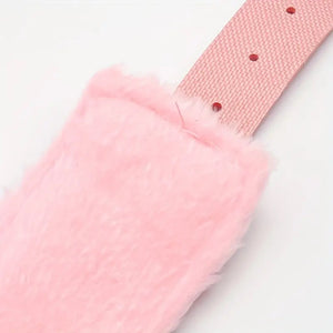 Pretty in Pink Punishment Wrist Cuffs.