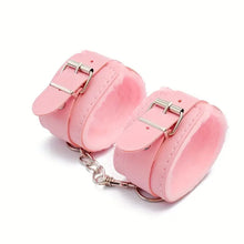 Load image into Gallery viewer, Pretty in Pink Punishment Wrist Cuffs.
