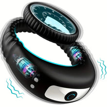 Load image into Gallery viewer, Dual Ring Penis Vibrator Stimulator.
